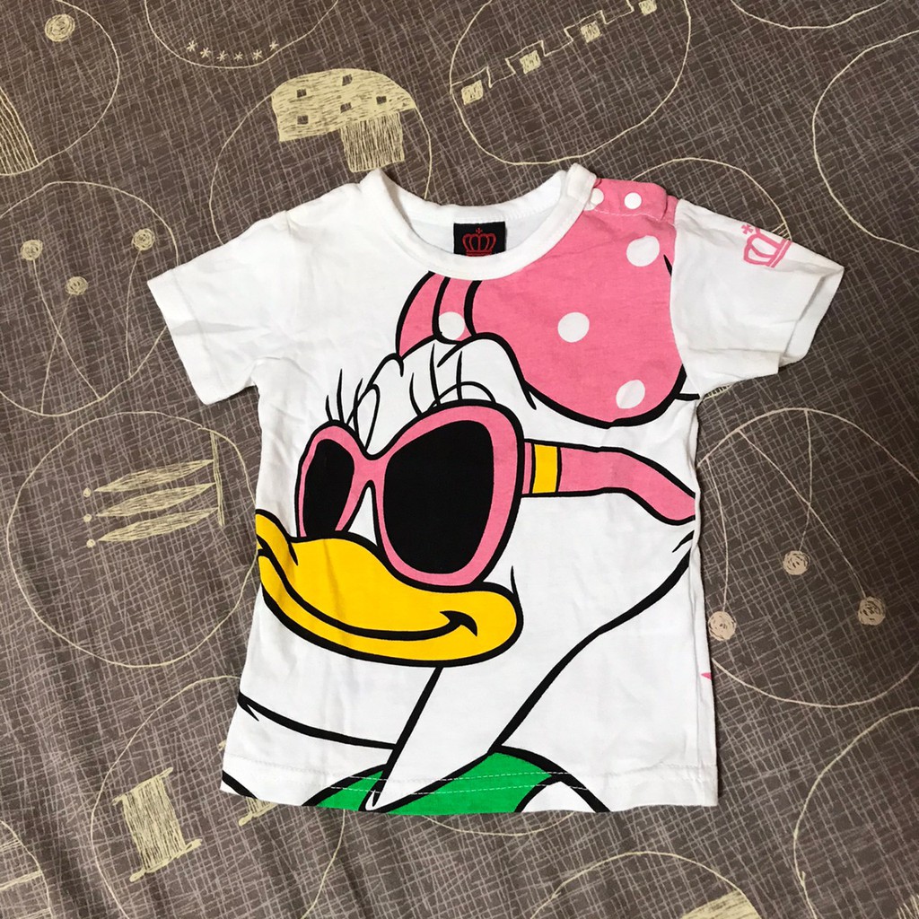二個小孩日系子供服 可愛黛西造型上衣 1歲以內寶寶 蝦皮購物