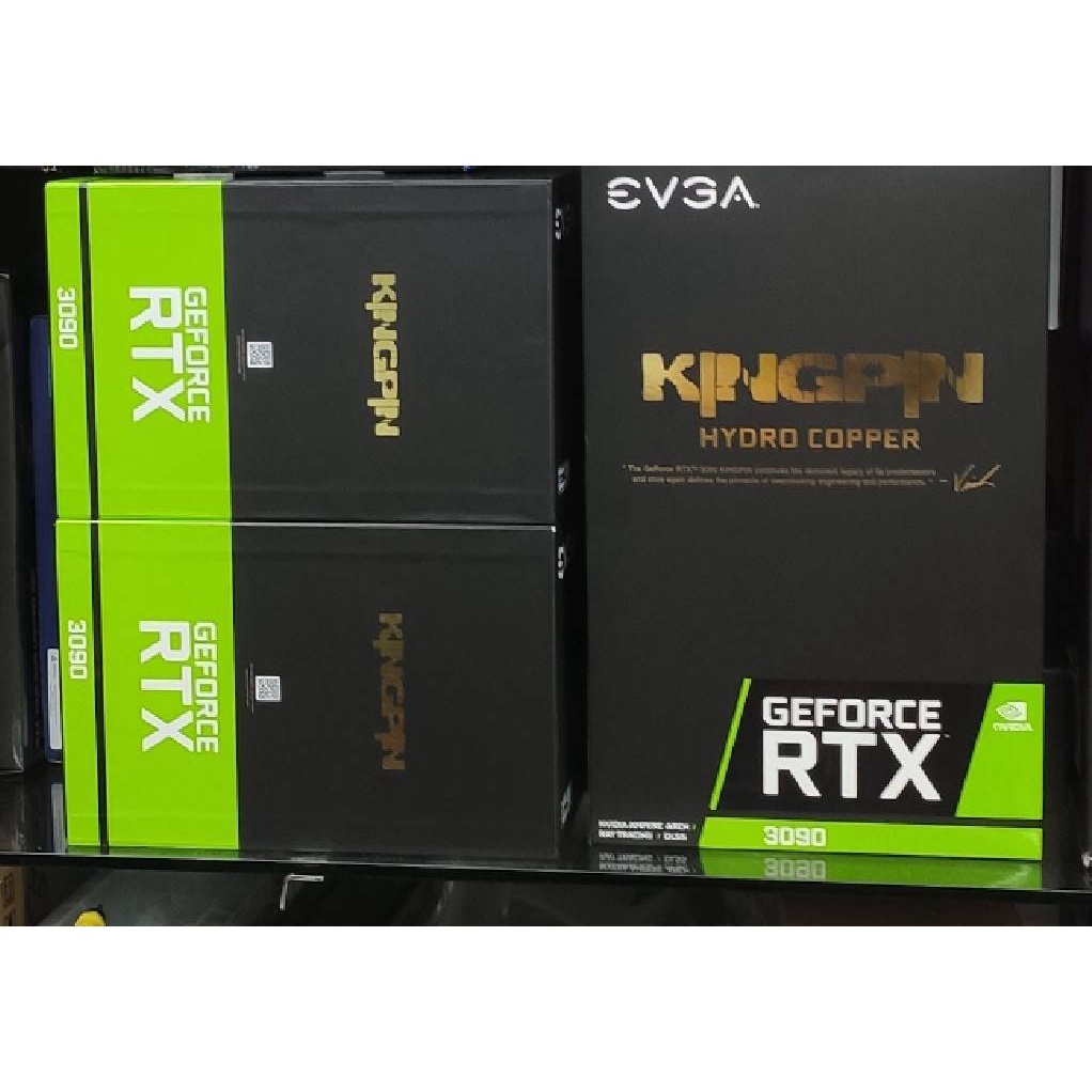 EVGA 3090 KINPIN  可NVLINK SLI 顯示卡之王 一體式水冷 新品+使用品各一張