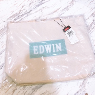 「現貨」Edwin 時尚托特包 EDWIN 牛仔褲潮牌 購物袋 帆布托特包 帆布購物袋