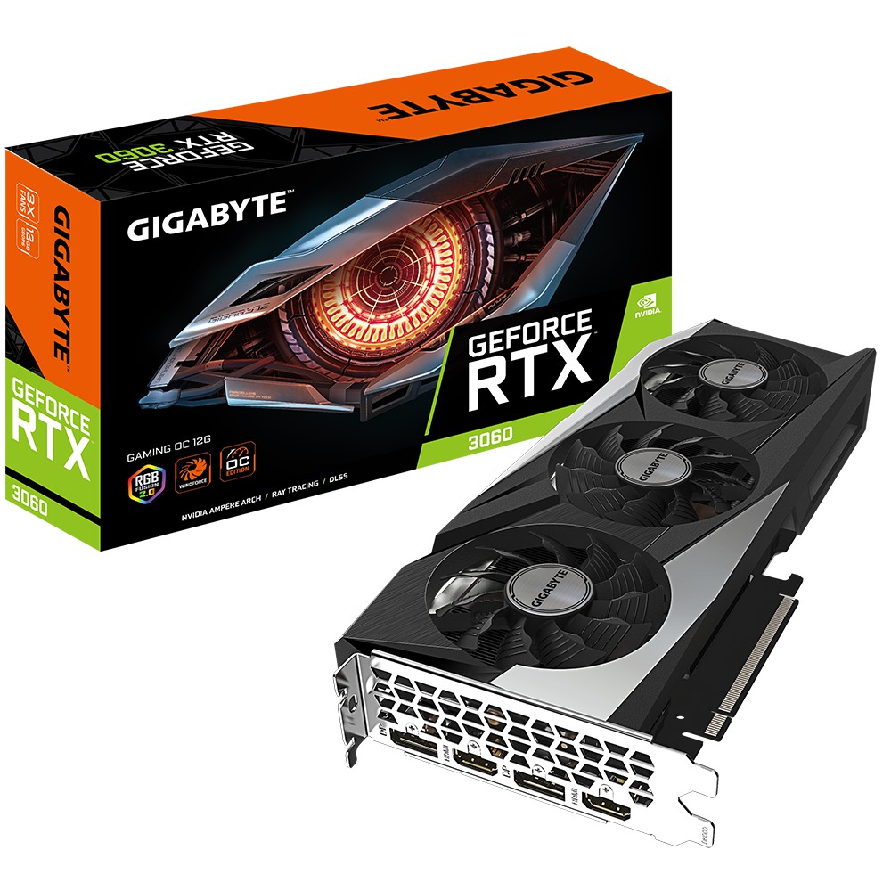 限自取 技嘉 GeForce RTX™ 3060 GAMING OC 12G (rev. 2.0)  顯示卡