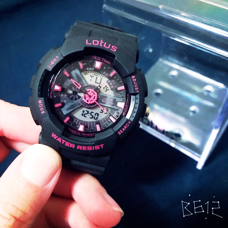 Lotus-日本機芯 多功能雙顯錶