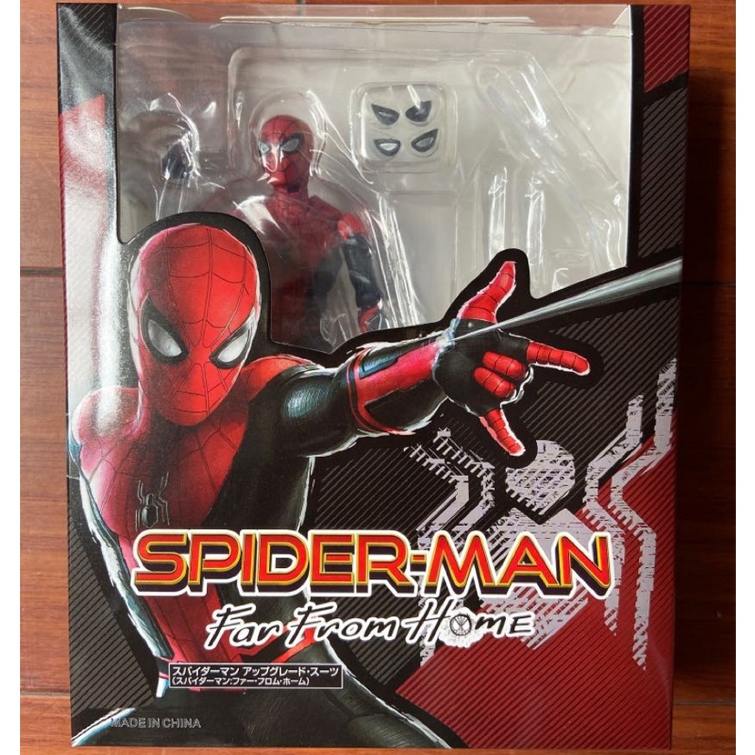 清倉【蜘蛛人】SHF 蜘蛛人2 英雄遠征 Far From Home 漫威升級戰衣 可動 PVC 模型 公仔 禮品