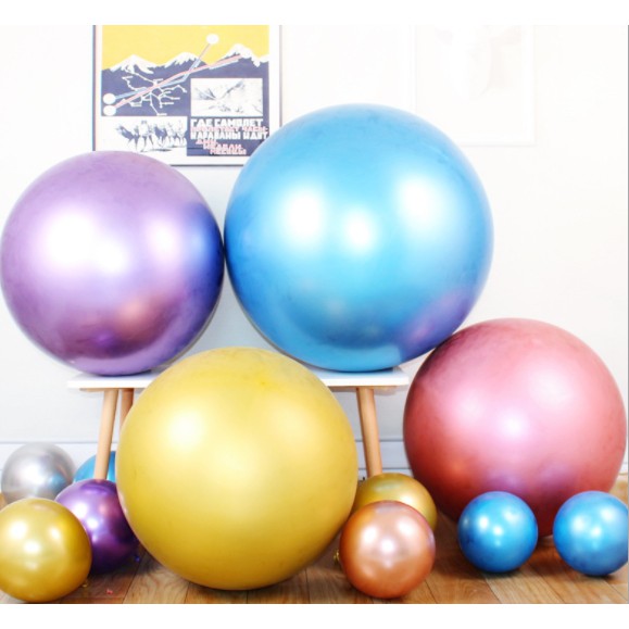 🐩雪狗氣球🐩36吋加厚  金屬氣球 生日派對氣球 婚禮佈置飄空 超大地爆球