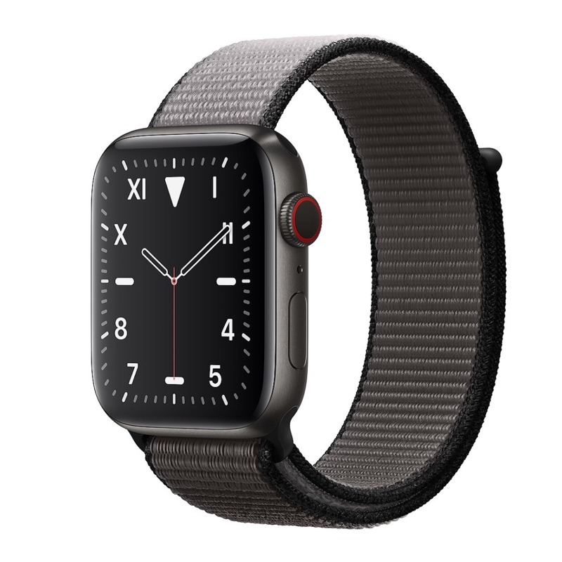 Apple Watch 運動型 錶帶 灰 鈦金屬限量版本 44mm 尼龍 原廠 運動型錶環