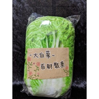 福氣模擬蔬菜抱枕吊飾 大白菜：百財聚來 禮物送禮擺飾