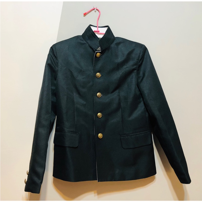 二手 日本dk 男子 高校 學生制服 外套 校服 Cosplay Cos 萬用 黑色 中山裝 蝦皮購物