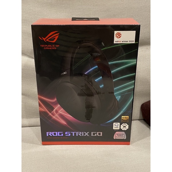 全新公司貨6折⬆️ ROG STRIX GO USB-C 有線電競耳機麥克風typc-c ASUS華碩（現價3490）