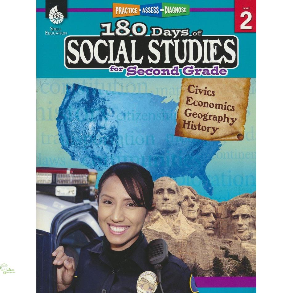 180 Days of Social Studies for Second Grade: Practice, Assess, Diagnose