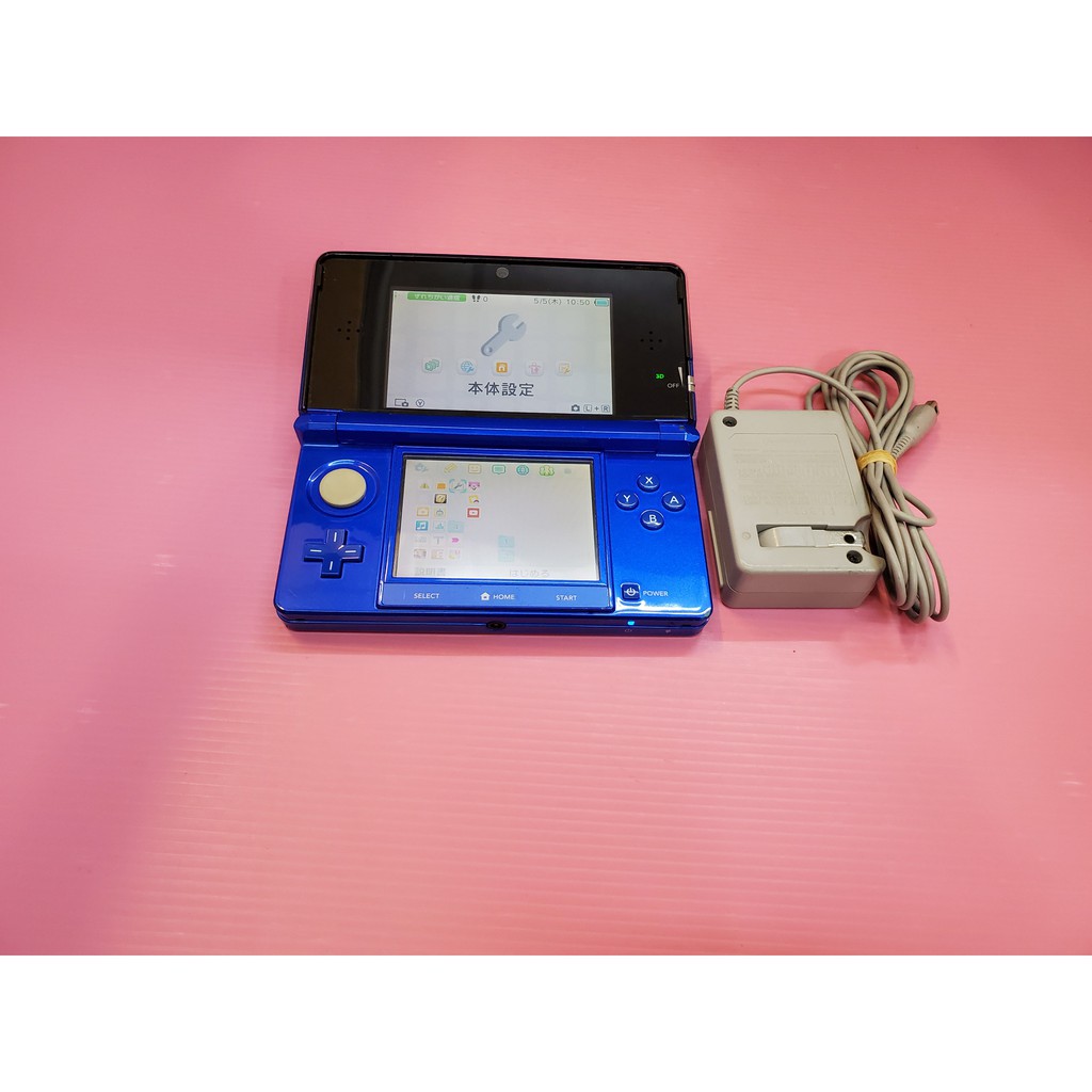 出清價 網路最便宜藍色功能完好含電池日規任天堂3ds 2手原廠主機含充電器如圖賣00而已 蝦皮購物