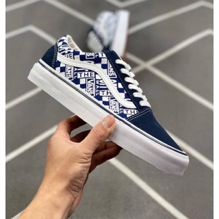 OFF x Vans old skool新款男女生運動休閒板鞋