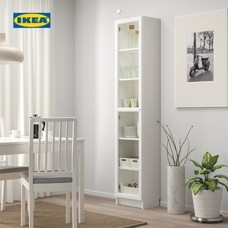 精選居家/現貨 IKEA宜傢BILLY畢利陳列收納櫃傢用玻璃櫃現代簡約書架手辦展示櫃 書架 展示架 置物架