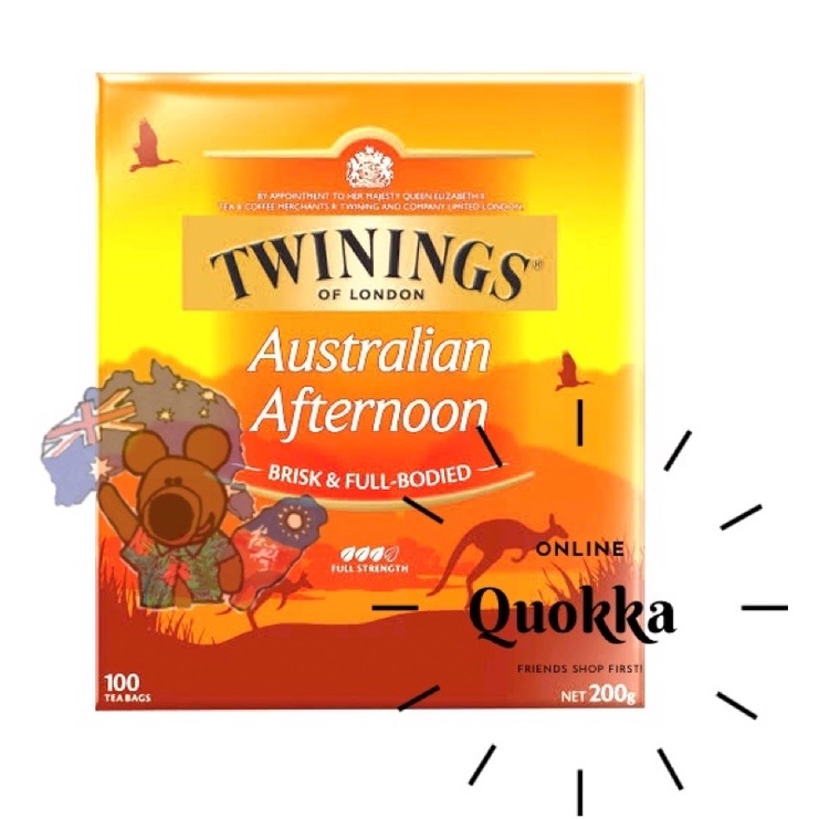 ［Smile Quokka ］唐寧茶 TWININGS Australian Afternoon Tea 澳洲限定