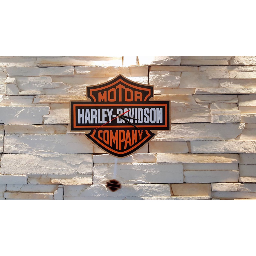 進口【哈雷Harley Davidson摩托車裝飾壁掛擺槌石英鐘】哈雷路王 哈雷牛頭 哈雷72 哈雷883