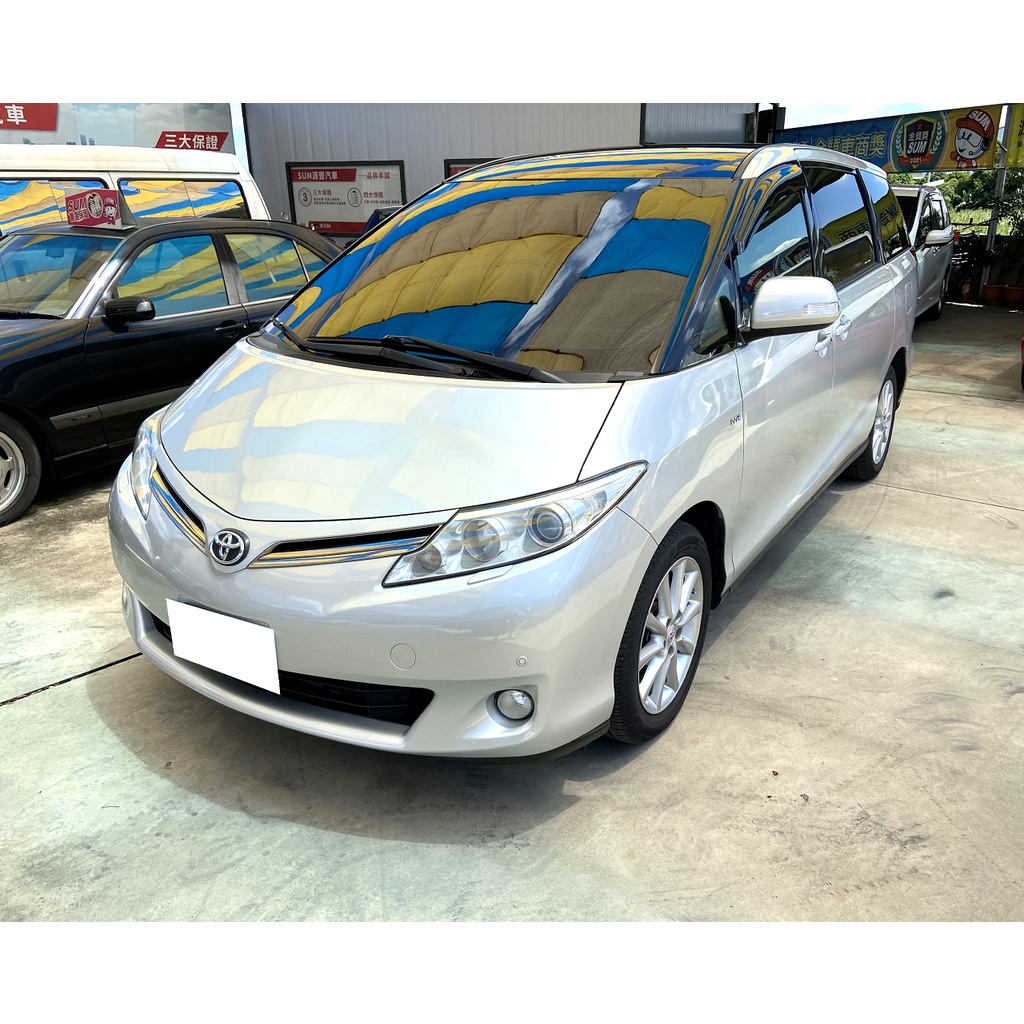 2013年式 TOYOTA  PREVIA 培力亞 2.4 黑內裝 里程只跑3萬公里 雙側電滑門 電動尾門 全景雙天窗