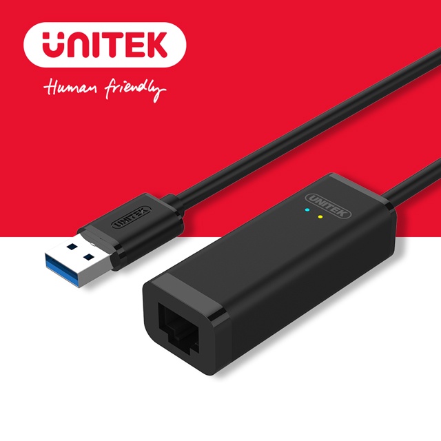 UNITEK USB3.1 Gen1 轉RJ45有線網卡 Y-3470BK