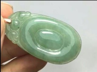 女人要有錢 正品天然翡翠a貨緬甸玉石冰糯種滿綠如意翡翠油青種吊墜掛件玉墜 送精美禮盒