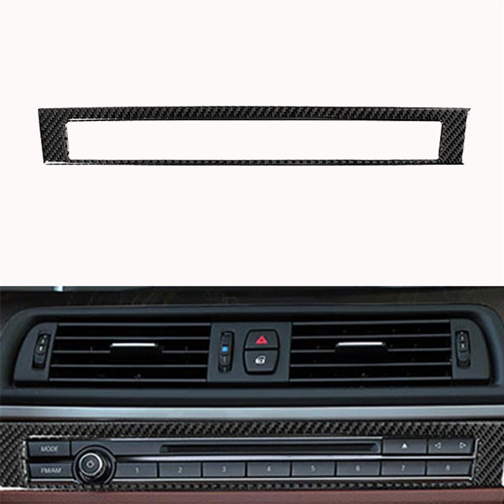CD音響控制面板 真碳纖維 CARBON裝飾貼片 BMW 11-16 F10 F11 535i 550i m5 汽車內飾