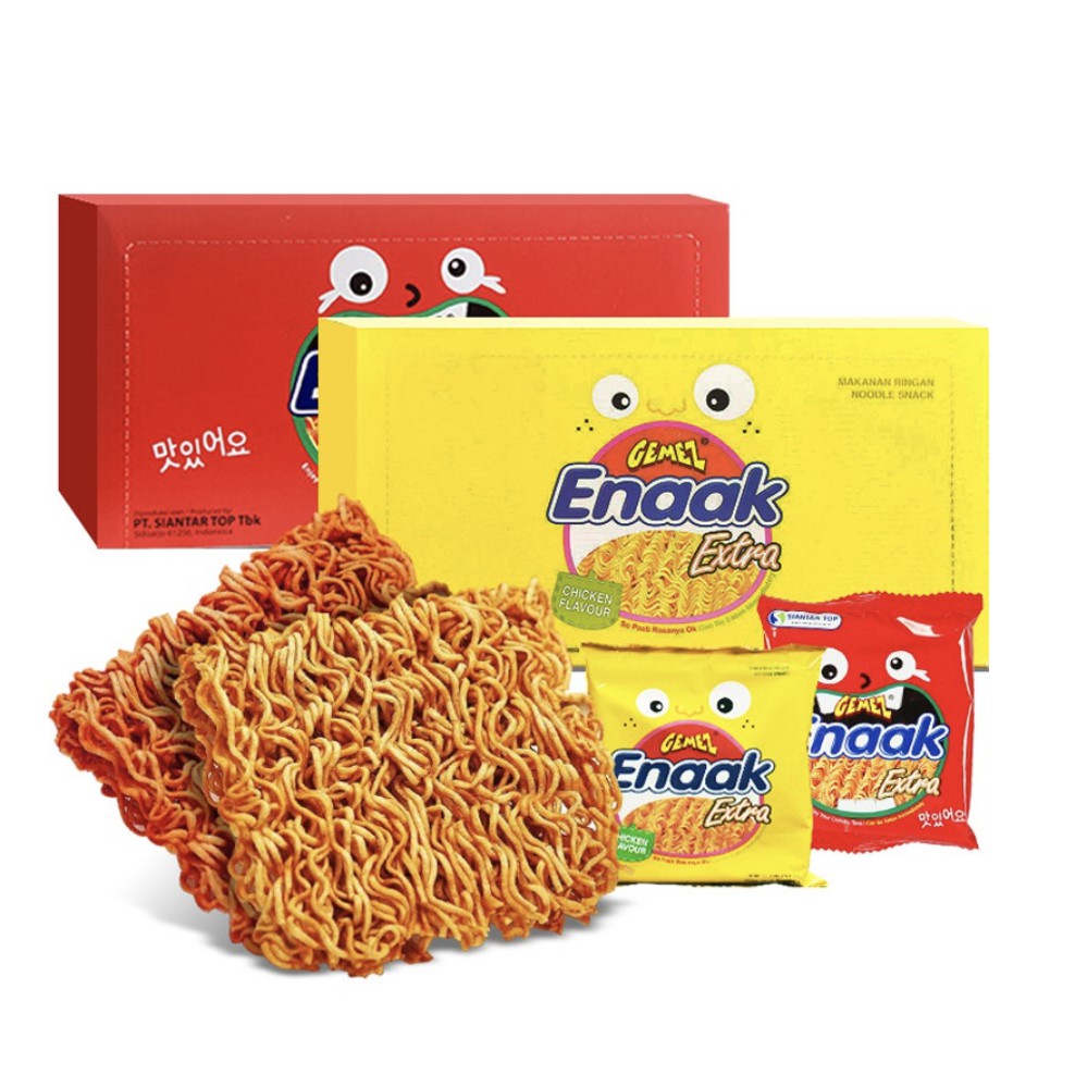 Enaak Extra 24包入 香脆小雞 點心麵 雞汁原味／香辣味 小雞麵