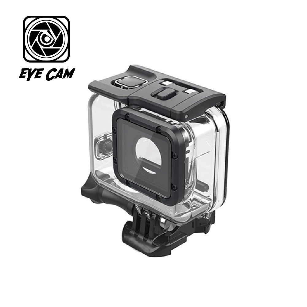 Gopro 副廠hero 7 6 40米防水殼潛水殼 Eyecam 拆鏡頭防刮防撞螺絲 底座 蝦皮購物