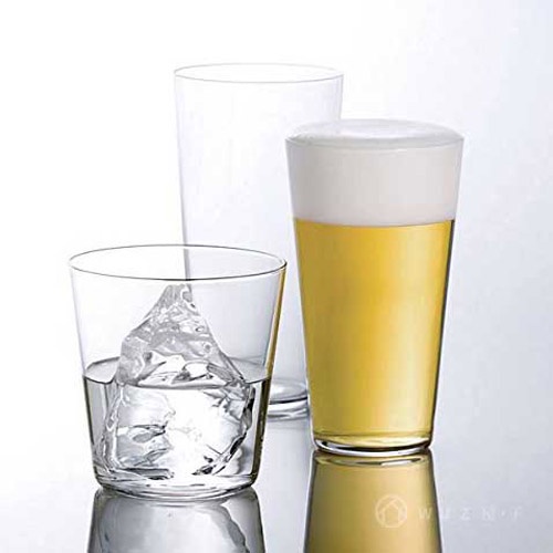 【日本ADERIA】強化薄口杯-共4款《拾光玻璃》 啤酒杯 水杯 玻璃杯 暢飲杯