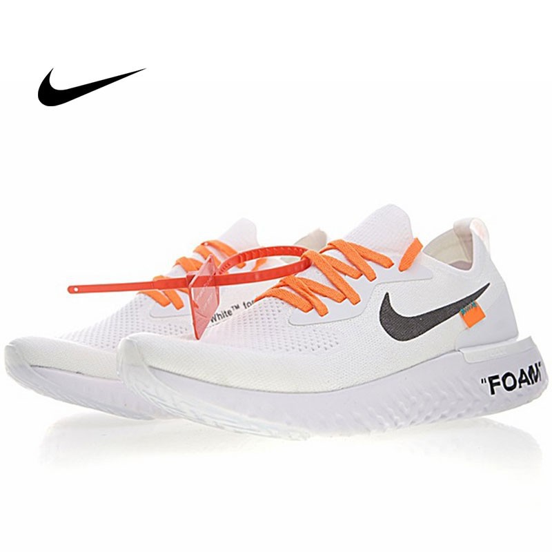 off white x nike epic react flyknit