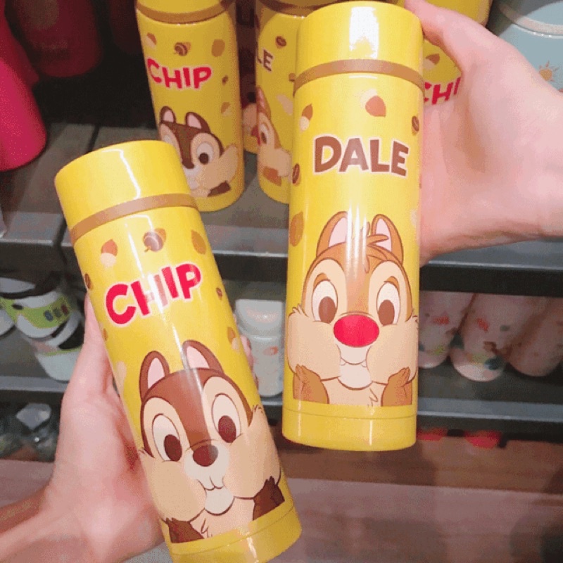 《現貨》上海迪士尼 園區 正版 奇奇蒂蒂 花栗鼠 保溫瓶 水瓶 迪士尼樂園 350ml 迪士尼 日本