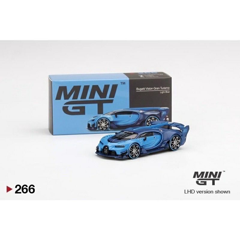 Mini GT 1/64 #266 Bugatti Vision Gran Turismo Blue