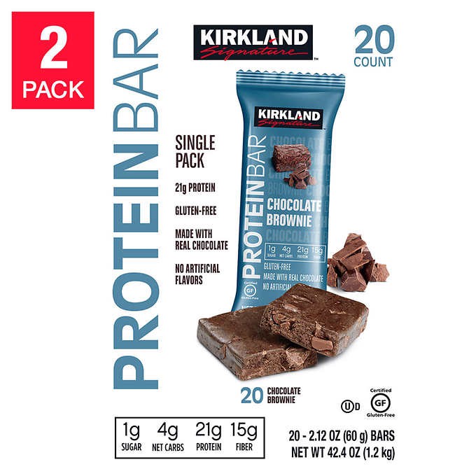 Kirkland Signature Protein Bar 蛋白棒現貨 蝦皮購物