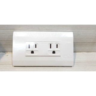 *水電DIY* 2插接地型插座廚房專用星光系列/國際牌 可插入2.0/5.5mm電線 WTDFP151236 報價含發票