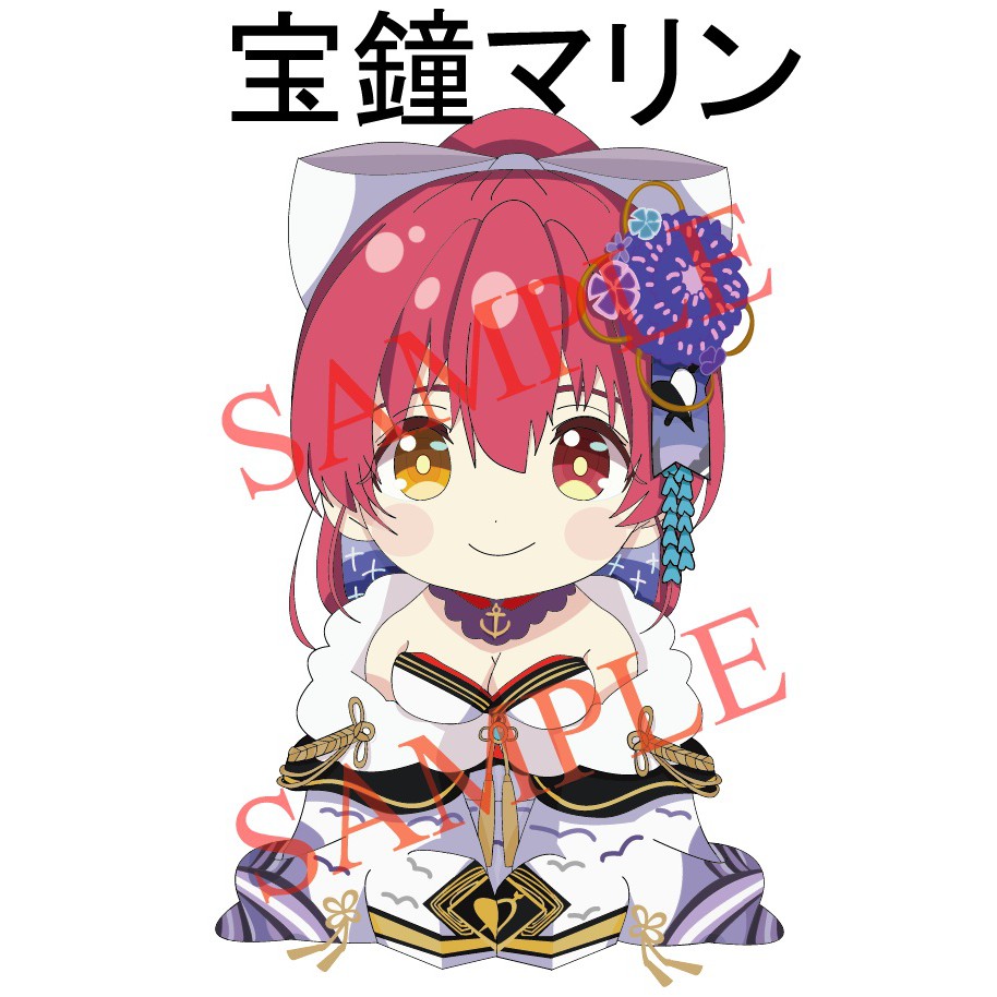 出清小屋 現貨全新hololive 寶鐘瑪琳正月衣裝pvc 防水貼紙車貼痛貼手機貼萬用貼紙杯貼 蝦皮購物