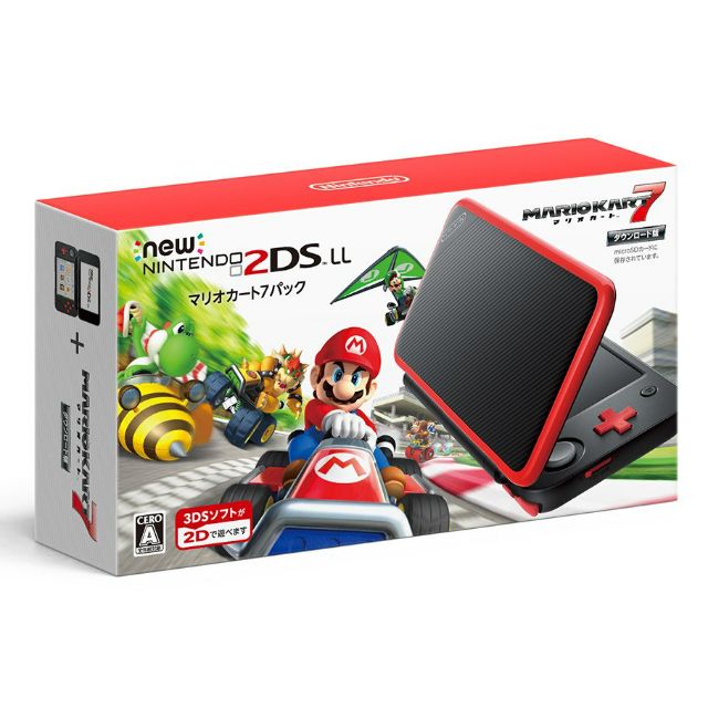 任天堂瑪利歐賽車同捆機黑x紅2dsll 主機改機破解b9s 3ds Ll 2ds R4 蝦皮購物