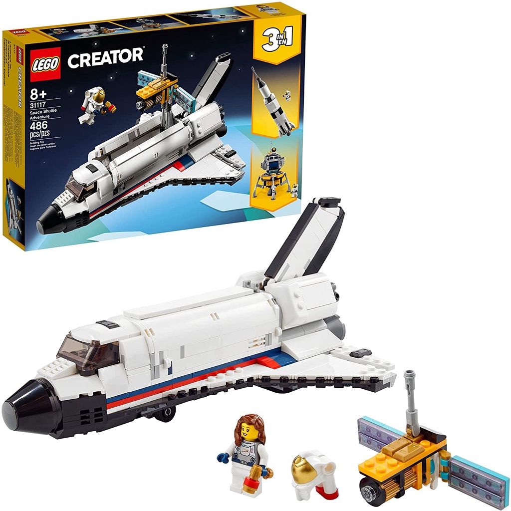 &lt;全新&gt; 樂高 LEGO 31117 Creator 創意系列 三合一 太空梭歷險