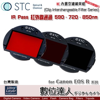 STC IC Clip Filter IR Pass 590nm 內置型紅外線通過濾鏡 Canon EOSR 數位達人