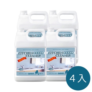 SGS檢驗無重金屬 4桶入 Fun馬過來 廚房清潔劑 1加侖／3800ml