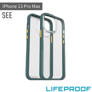 [福利品] 正版公司貨 LifeProof SEE 防摔保護殼 iPhone 13 系列 透 黑 灰 綠