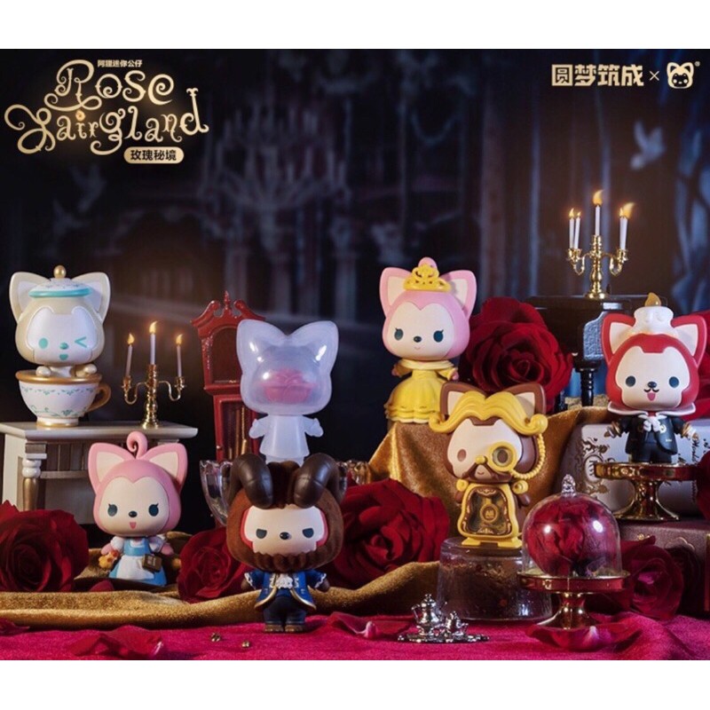 10 19 最低下殺 正版單款販售阿狸童話第五彈玫瑰秘境系列盲盒盒玩 售完不補 蝦皮購物