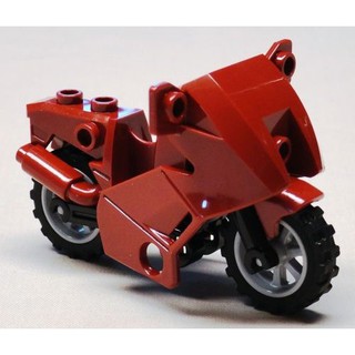 【臺中翔智積木】LEGO 樂高 Motorcycle City Black Chassis 深紅 重型機車 摩托車 機車