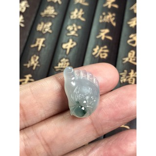 💕天然緬甸A貨翡翠 冰種帶綠小腳ㄚ💕