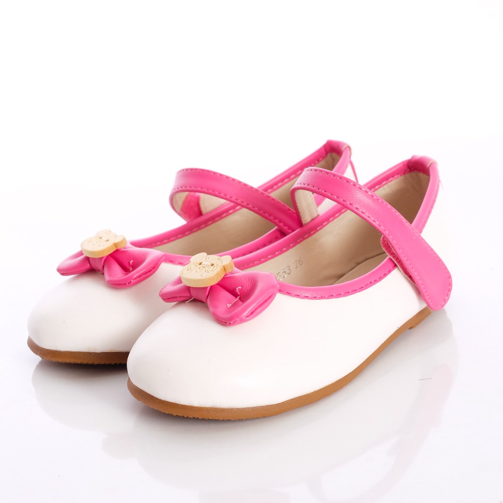 台灣專櫃HITO BELLE童鞋 包鞋 娃娃鞋 公主鞋9553白(寶寶段)24=14cm-零碼出清