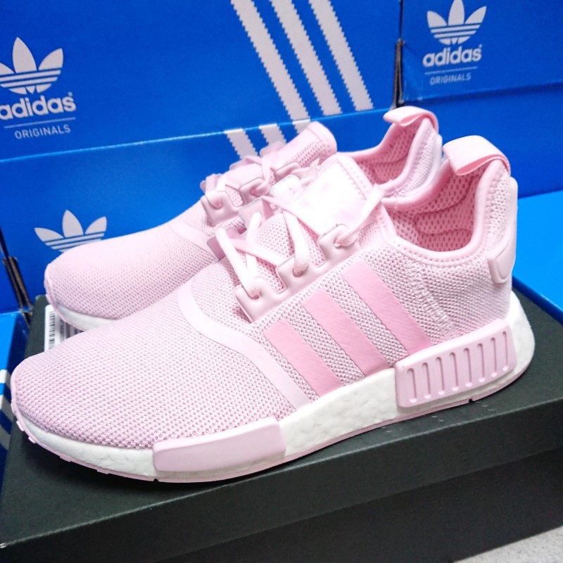 【小八】Adidas NMD R1 J Clear Pink 淡粉 G27687
