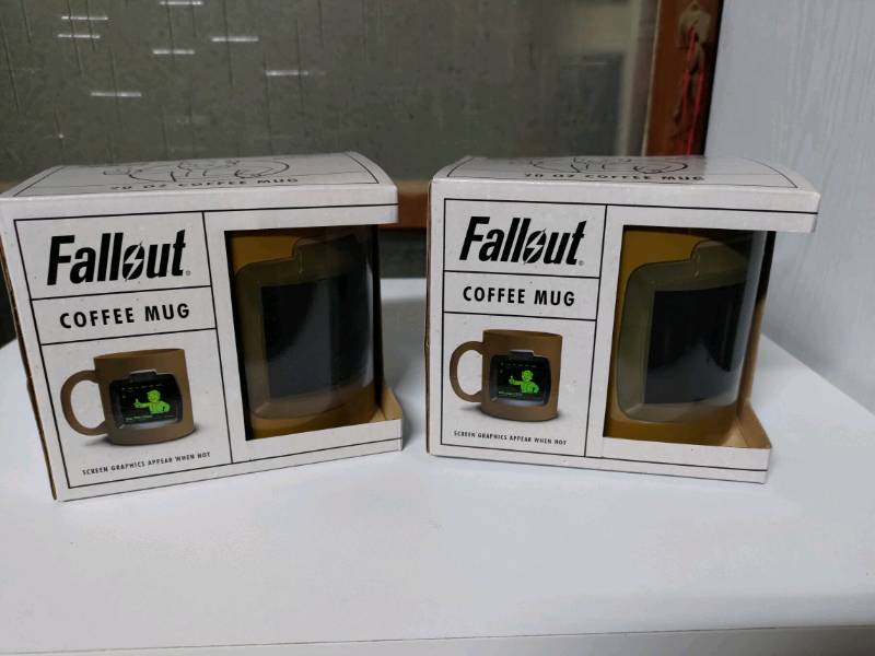 超值 現貨出口美國游戲fallout周邊輻射4嗶嗶小子陶瓷變色馬克杯水杯杯子 蝦皮購物