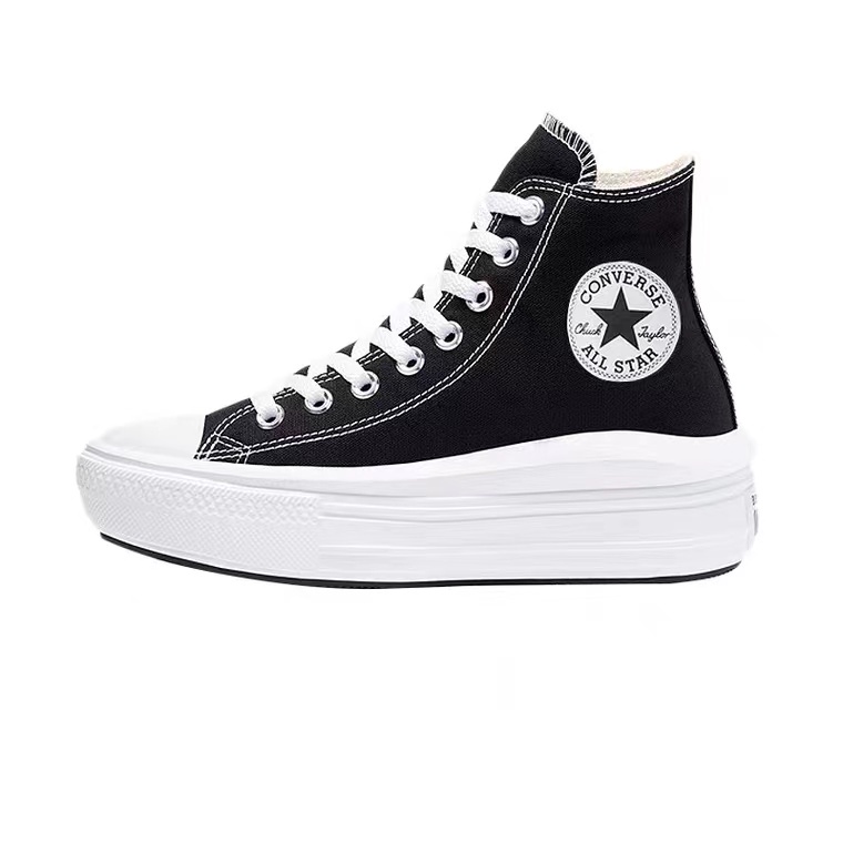免運☑ Converse All Star Chuck Star Move 輕量 厚底 增高 高筒 黑/白/奶茶 帆布鞋