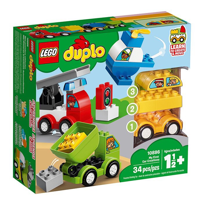 木木玩具 樂高 LEGO 10886 得寶 DUPLO 我的第一套創意汽車組盒