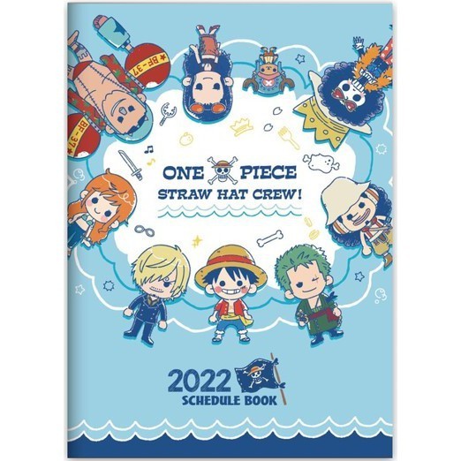 《新品現貨》🎉2022年111年日誌本 海賊王 航海王  魯夫 手帳本  日記本 手冊 筆記本 日曆 月曆 行事曆