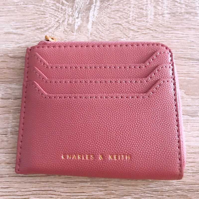 Charles &amp; Keith L型皮夾 小ck短夾