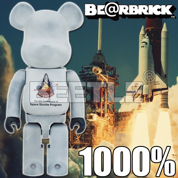 BEETLE BE@RBRICK NASA SPACE SHUTTLE 40TH 週年紀念 太空梭 1000%