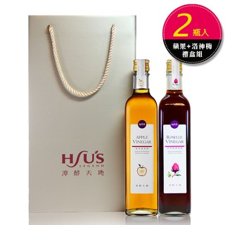 潭酵天地 蘋果+金桔水果醋 2入 禮盒組 宜蘭拌手禮 宜蘭美食 濃縮 無新增果糖 零防腐劑 促進新陳代謝 HSUS