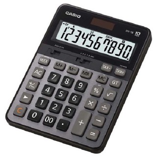 【CASIO】卡西歐 計算機 商用專業型 DS-1B 10位數 大型顯示幕 計算機 黑灰 臺灣卡西歐保固兩年