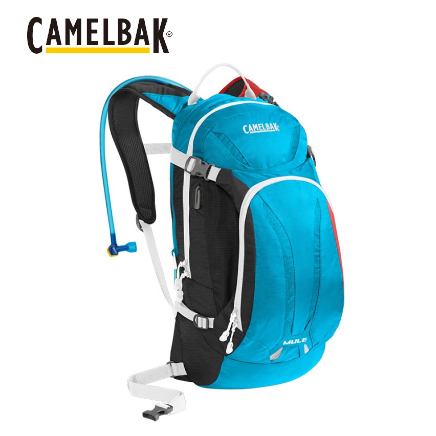 【CamelBak 美國 MULE 12 自行車水袋背包 蔚藍】CB62557/水袋背包/附3升吸管水袋/跑步/悠遊山水