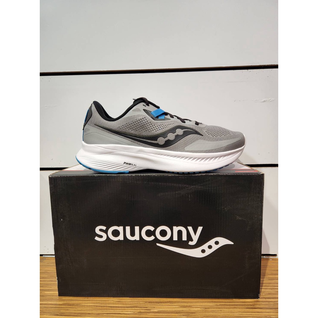 【Saucony】Guide 15男款慢跑鞋 輕量 支撐 透氣 舒適 灰 - SCS20685-15
